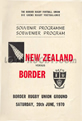 Border New Zealand 1970 memorabilia